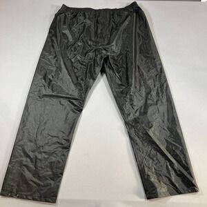 Portwest Classic Rain Pants Mens 3XL Black Lightweight 40+ Upf Elastic Waistband